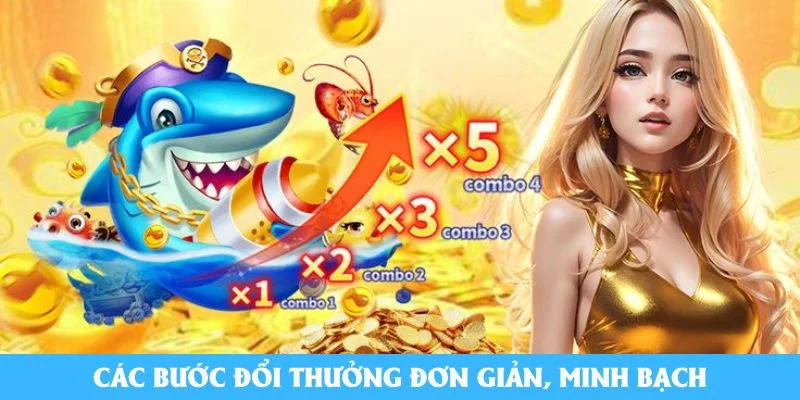 Các bước đổi thưởng đơn giản, minh bạch